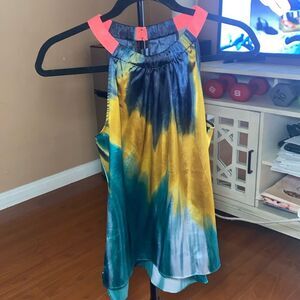 Ombré halter top Medium